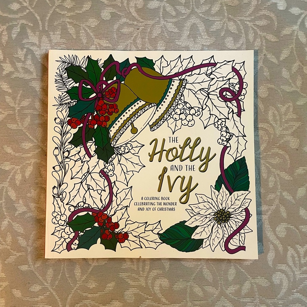 Ink and Willow adult Christmas coloring book